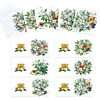 12Pcs Flower Drink DIY Diamond Painting Greeting Cards for Adult Holiday Gifts