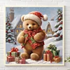 Diamond Painting-DIY Full Round Drill Christmas Bear