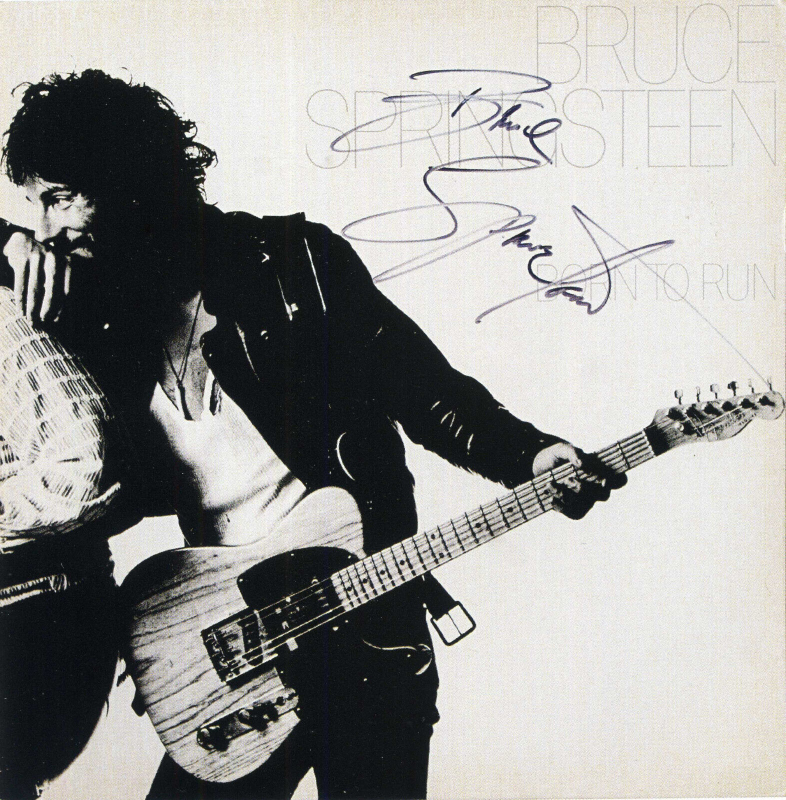 BRUCE SPRINGSTEEN 'Born To Run' Signed Photo Poster paintinggraph - Pop / Rock Singer - preprint