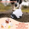 Zoo Ball | 2-in-1 Plush and Squeaky Tennis Ball for Dog | No Stuffing Tough Interactive Fetch Dog Toys for Small Medium Large Dogs