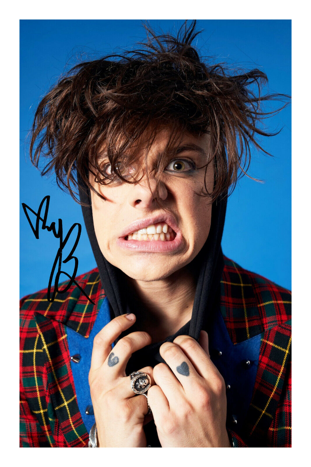 Yungblud Signed A4 Photo Poster painting Print Autograph Music