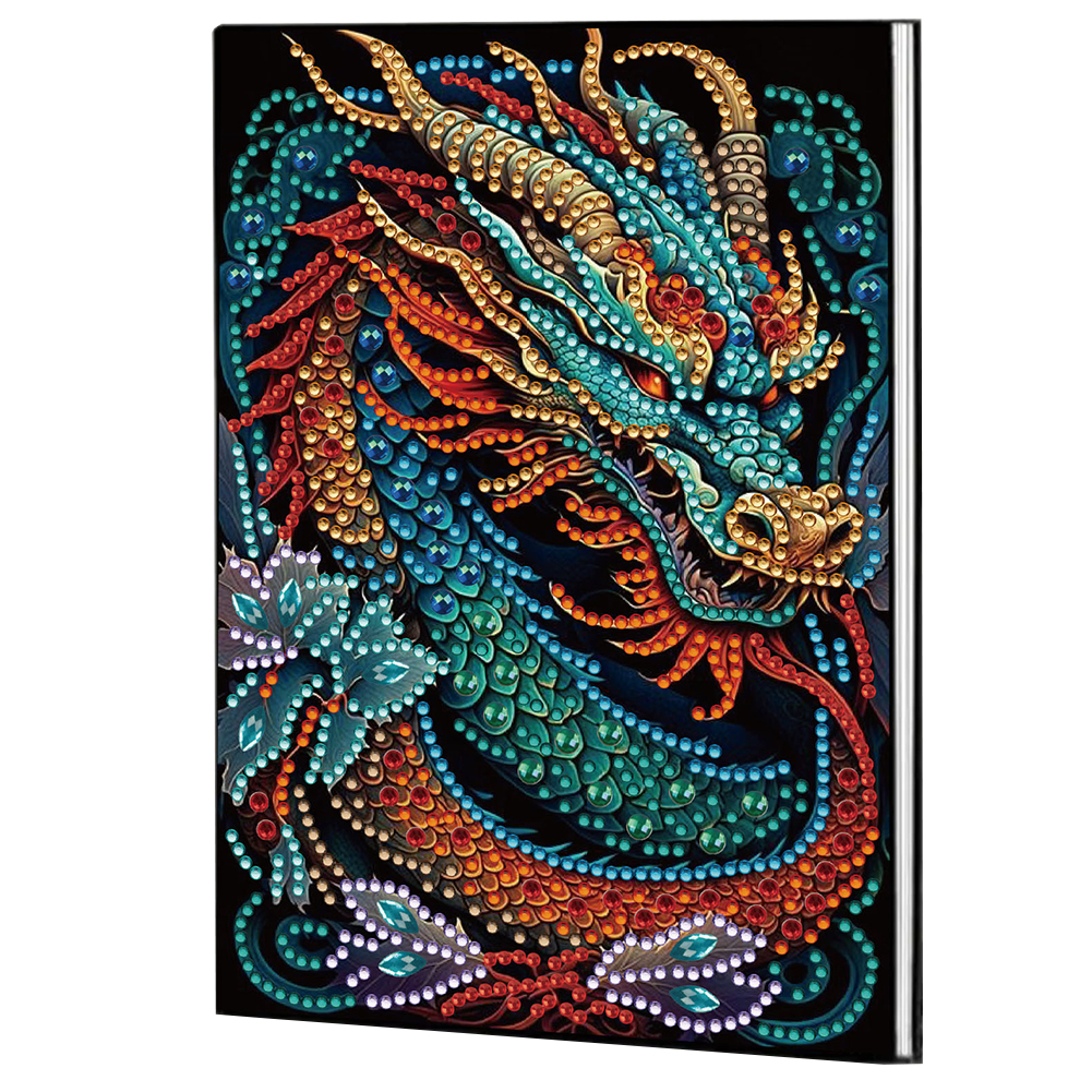 Special Shaped Dragon Diamond Painting Journal Notebook Diary Book for Adults