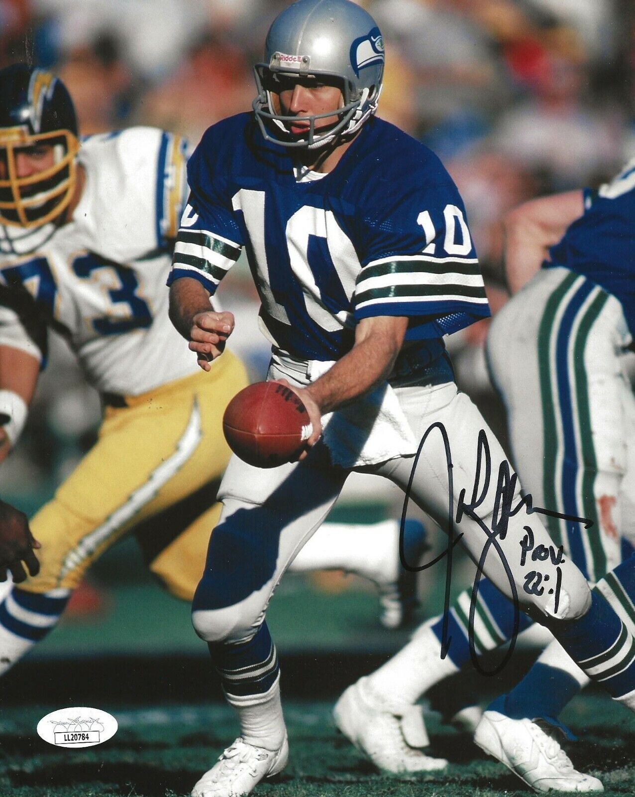 Jim Zorn signed Seattle Seahawks 8x10 Photo Poster painting autographed 2 JSA