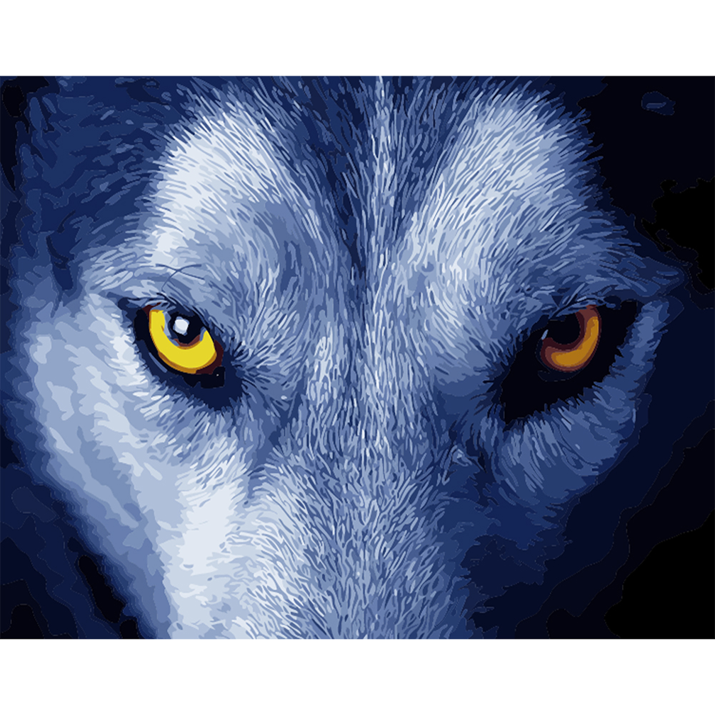 

40*50cm - Painting By Numbers - Wolf, 501 Original