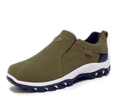 Men's Good arch support Outdoor Breathable Lightweight Walking Slip On Sneakers