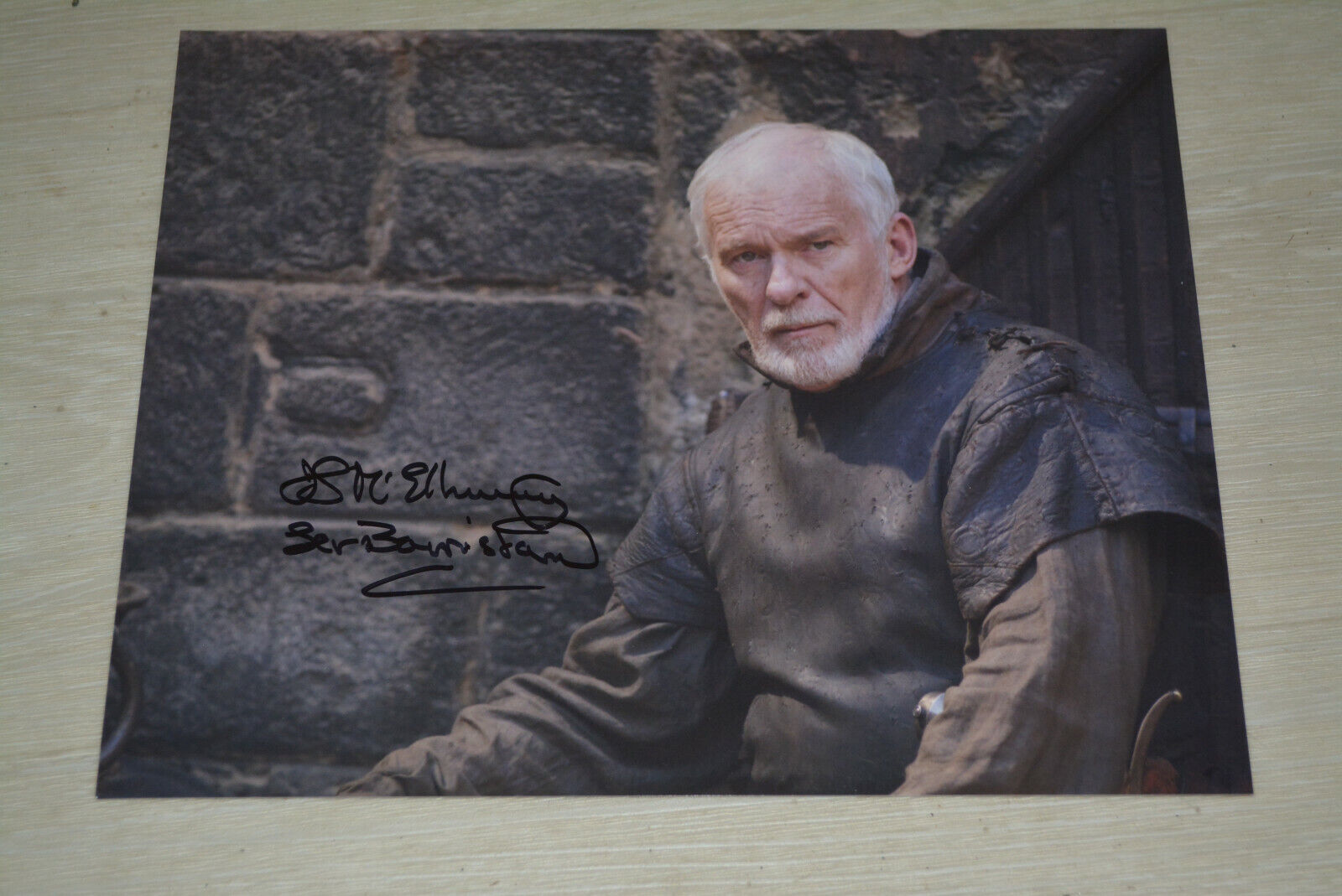 IAN MCELHINNEY signed autograph In Person 8x10 (20x25cm) GAME OF THRONES