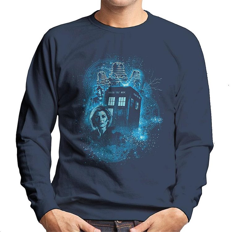 Doctor Who The Thirteenth Doctor Cyan Men's Sweatshirt