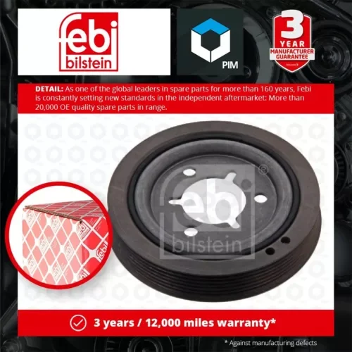 Dronehint Crankshaft Pulley fits CITROEN BERLINGO 1.6 2000 on Belt 0515P1 0515R8 515P1 New Parts