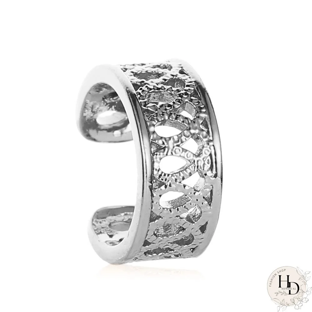 Vintage Hollow Geometric Ear Clip