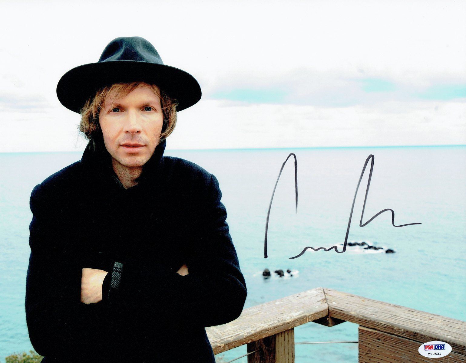 Beck Hansen Signed Authentic Autographed 11x14 Photo Poster painting PSA/DNA #Z29531