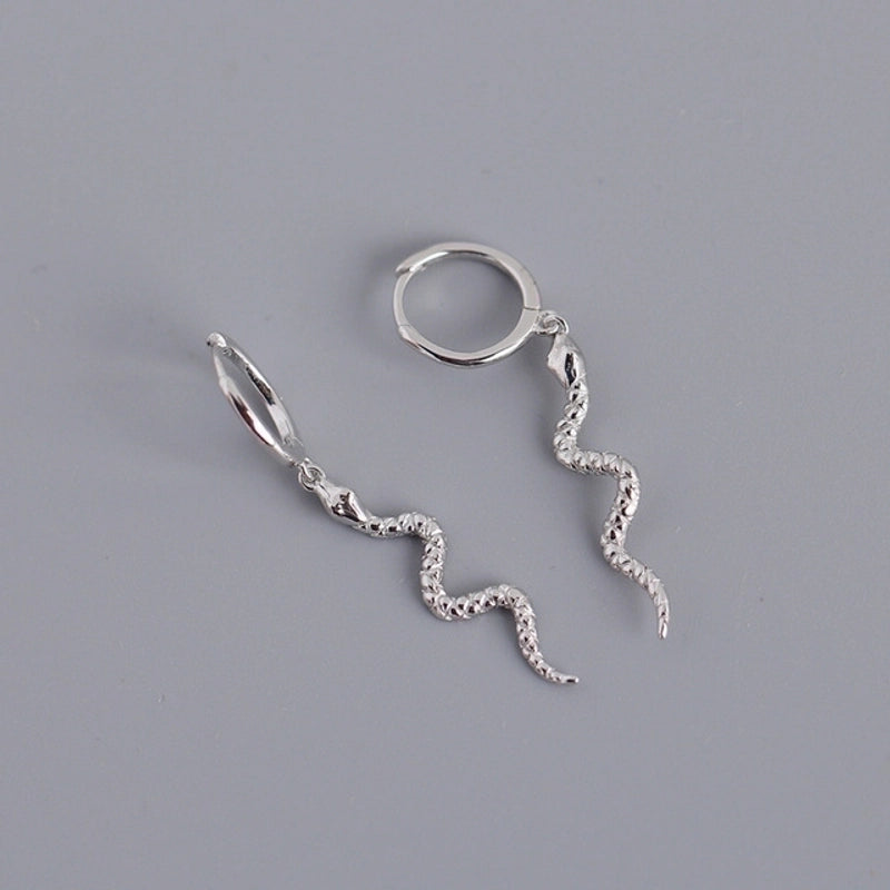 1 Pair Minimalist Geometric Plating Copper Drop Earrings