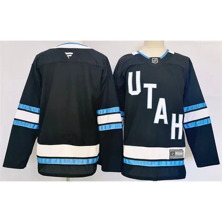 Youth Utah Mammoth Blank Navy Stitched Jersey IWXF