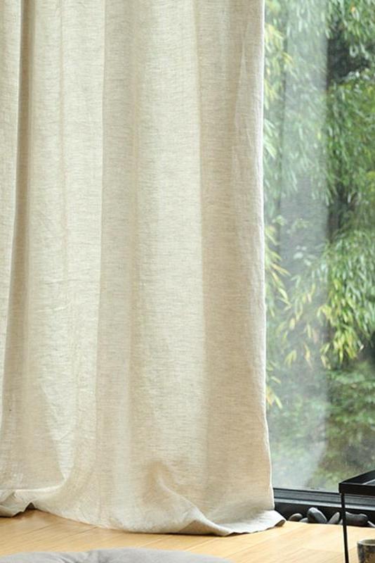 Luxurious 100% Pure Linen Curtains by