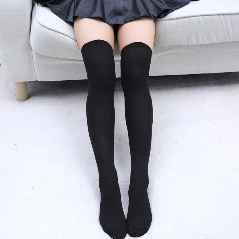Sexy Socks Striped Long Socks Women Long Stockings Warm Thigh High Ladies Girls New Fashion Striped Knee Sock 2020
