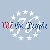 Men's 76 We The People T-Shirt - Heather Sky Blue mysite James Yang