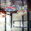 2pcs Dragonfly Diamond Painting Double-sided Crystal Window Suncatcher Craft Set Birthday Gifts Home Garden Decor Hanging Kit