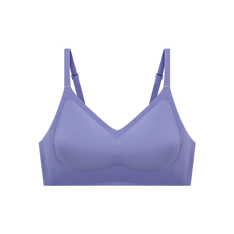 1 Pcs Female Bras Seamless Bra Sports Yoga Seamless Lingerie Wire Free Soft Sleep Wear Everyday Underwear For Woman New BANNIROU