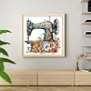 【Limited Stock Sale】Flower Sewing Machine - 11CT Stamped Cross Stitch 50*50cm/19.69*19.69in tapestrymarket