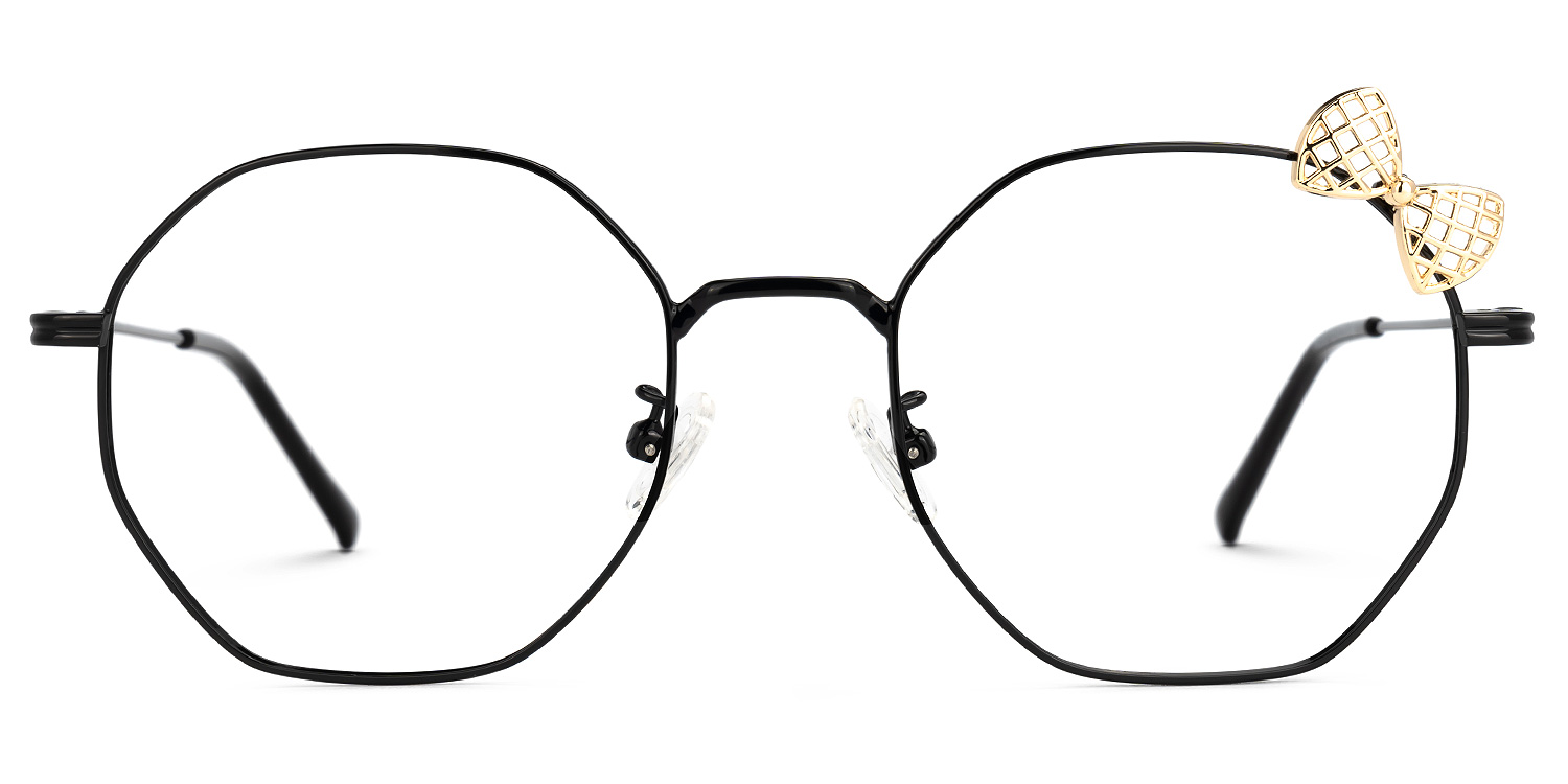 Kaitlyn Schwarz Geometrisch Brille Schwarz