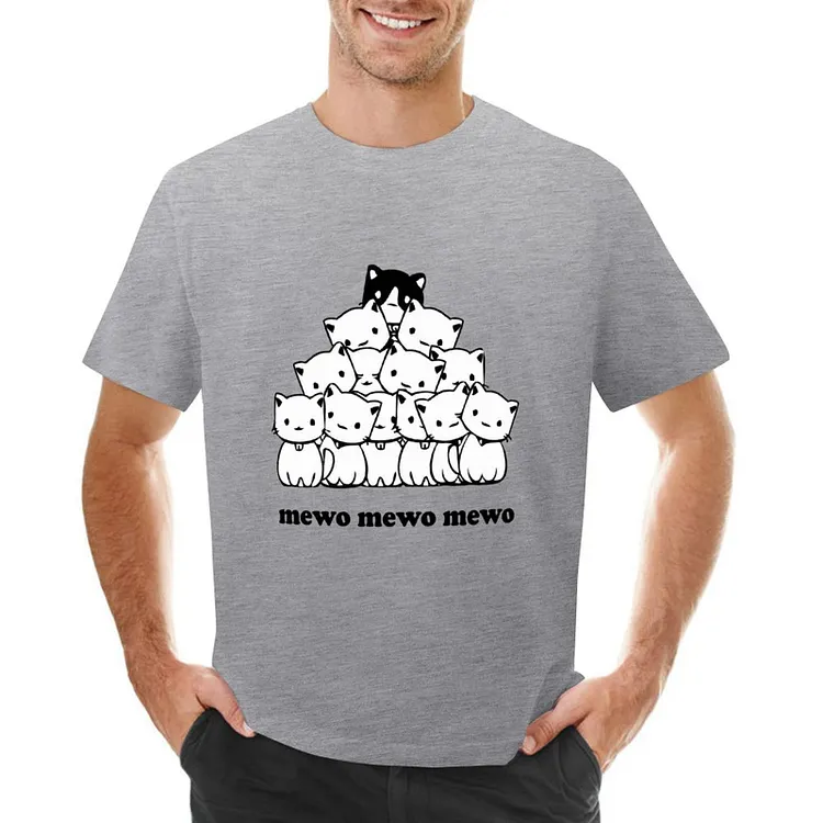 Mewo Cats Designable Men's T-shirt	