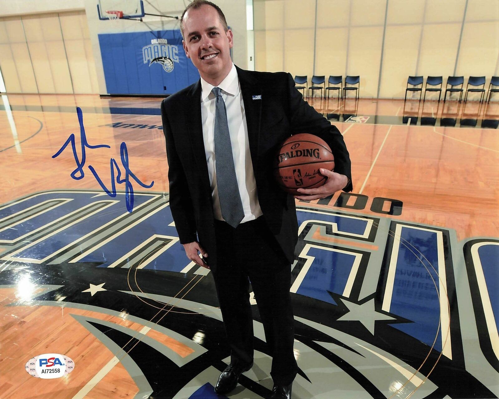 Frank Vogel signed 8x10 Photo Poster painting PSA/DNA Orlando Magic Autographed