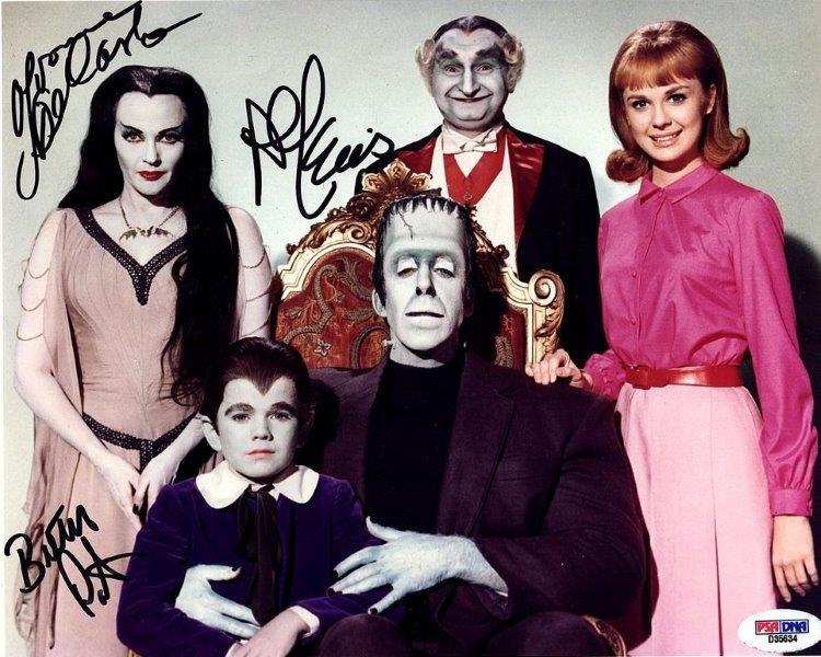 REPRINT - THE MUNSTERS Cast Autographed Signed 8 x 10 Photo Poster painting RP