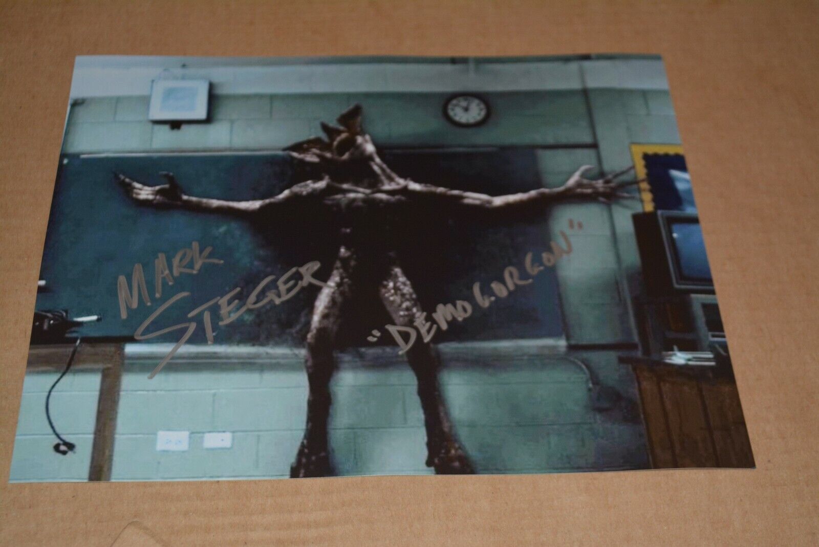 MARK STEGER signed autograph In Person 8x10 (20x25cm) STRANGER THINGS