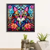 Diamond Painting -DIY Round Drill Stained Glass Cat