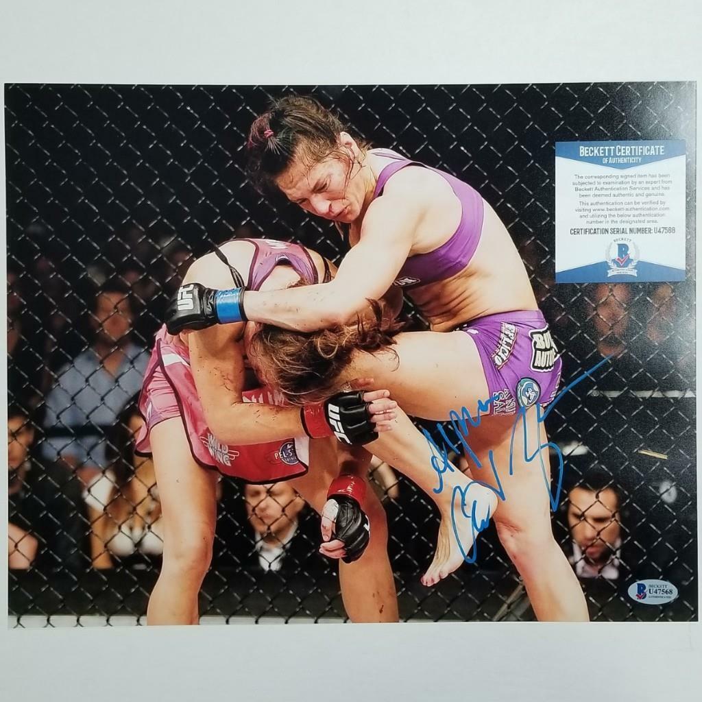 Cat Zingano signed 11x14 Photo Poster painting UFC MMA Autograph (A) ~ Beckett BAS COA