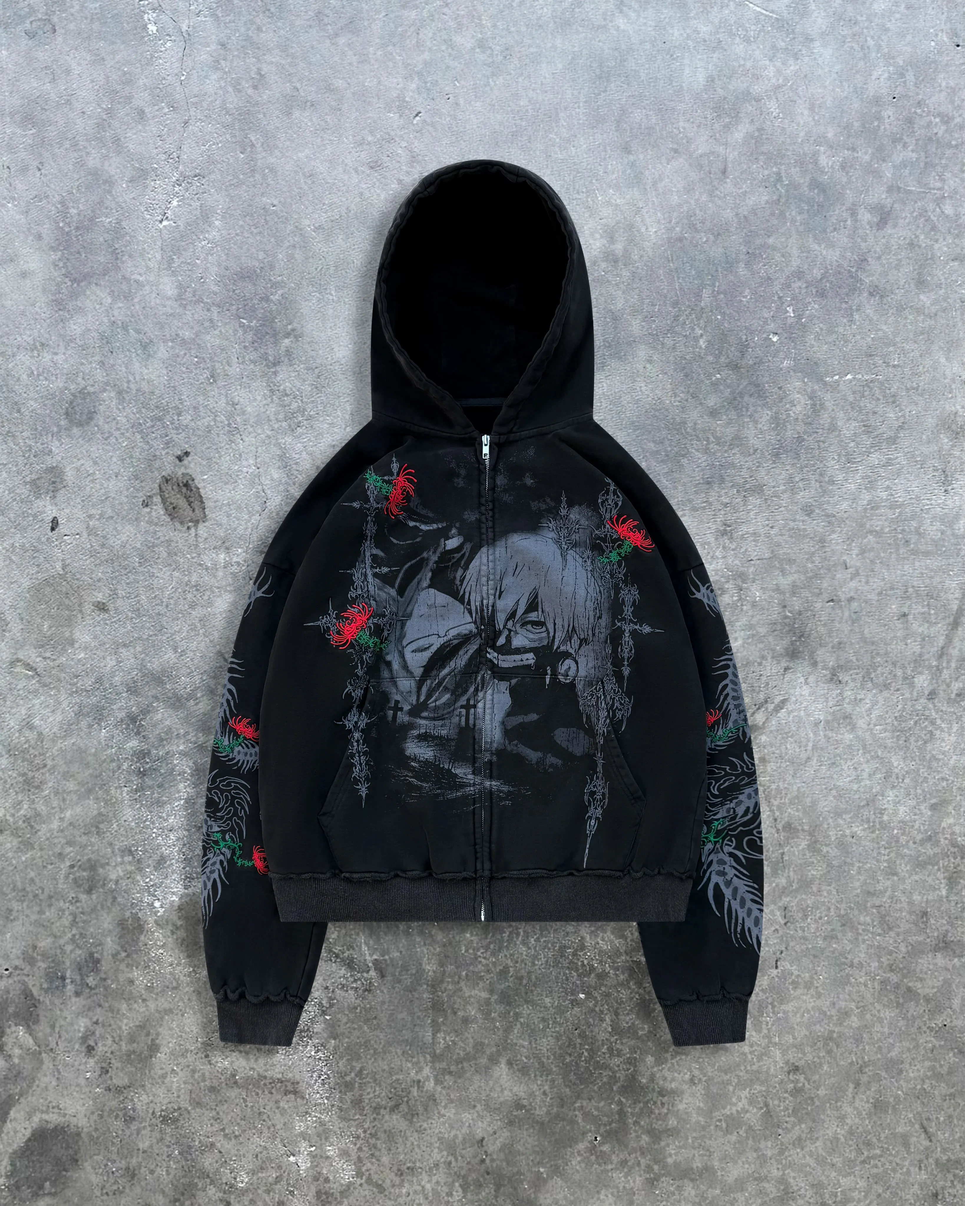 Kaneki & Rize zip up