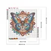 >SALE<5D DIY Full Round Drill Diamond Painting Flower Butterfly Kit Home Decor 40x40cm