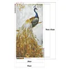45 X 85cm Full Round Drill Mosaic Craft DIY Noble Peafowl Diamond Painting