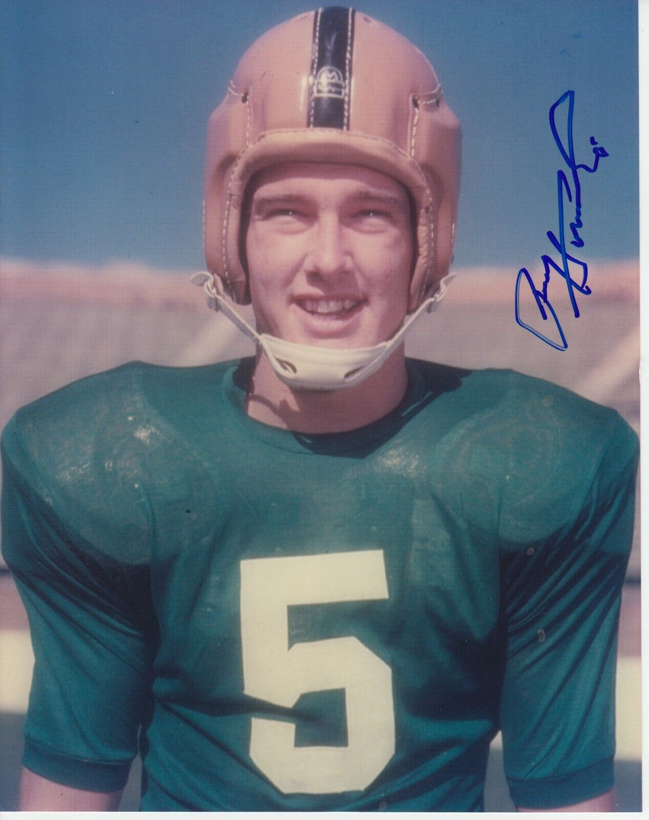 Paul Hornung 8x10 Signed w/ COA Green Bay Packers #1