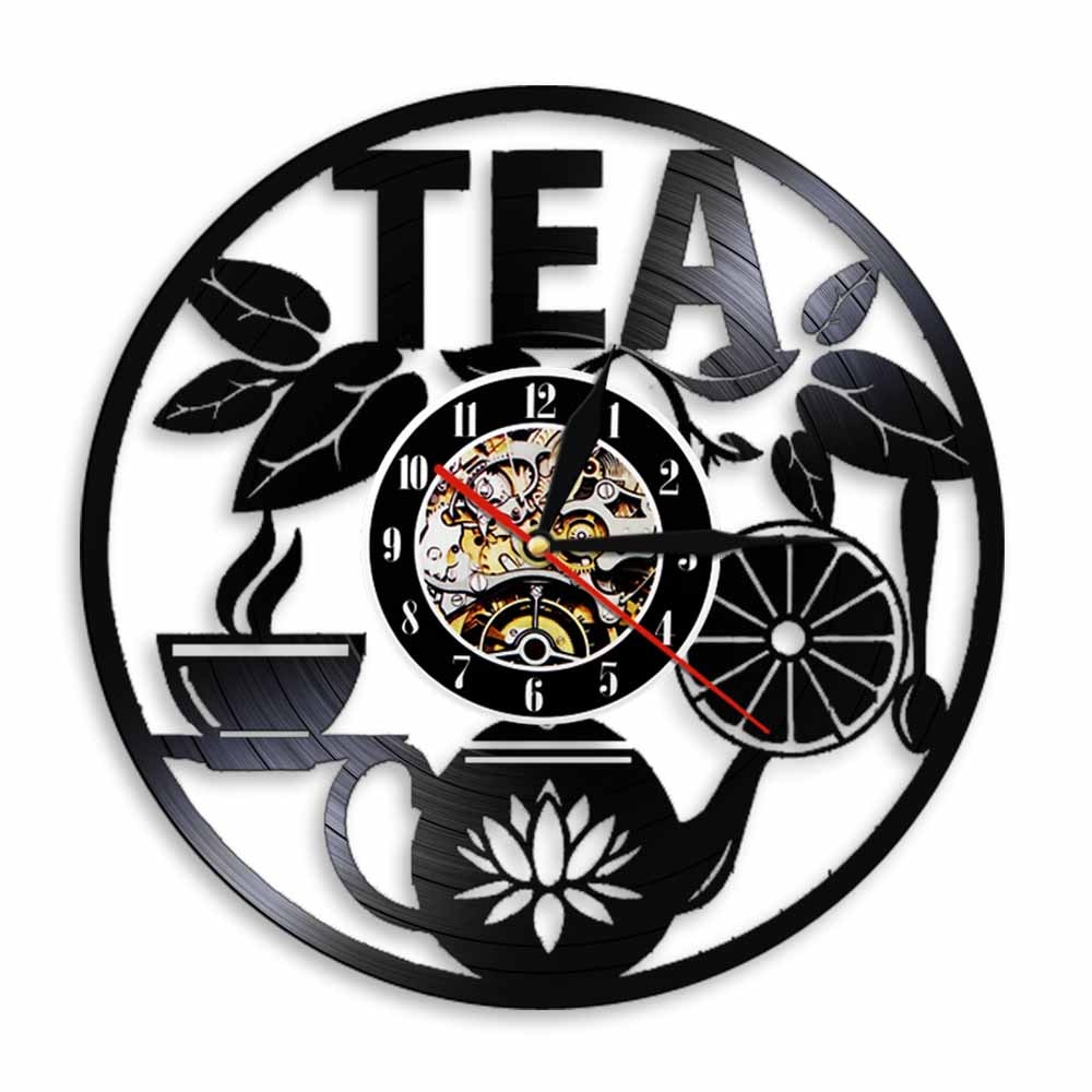 

Afternoon Tea - Vinyl Record Wall Clock - Without LED, 501 Original
