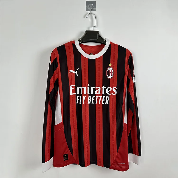 AC Milan 24/25 Home Long Sleeve Shirt