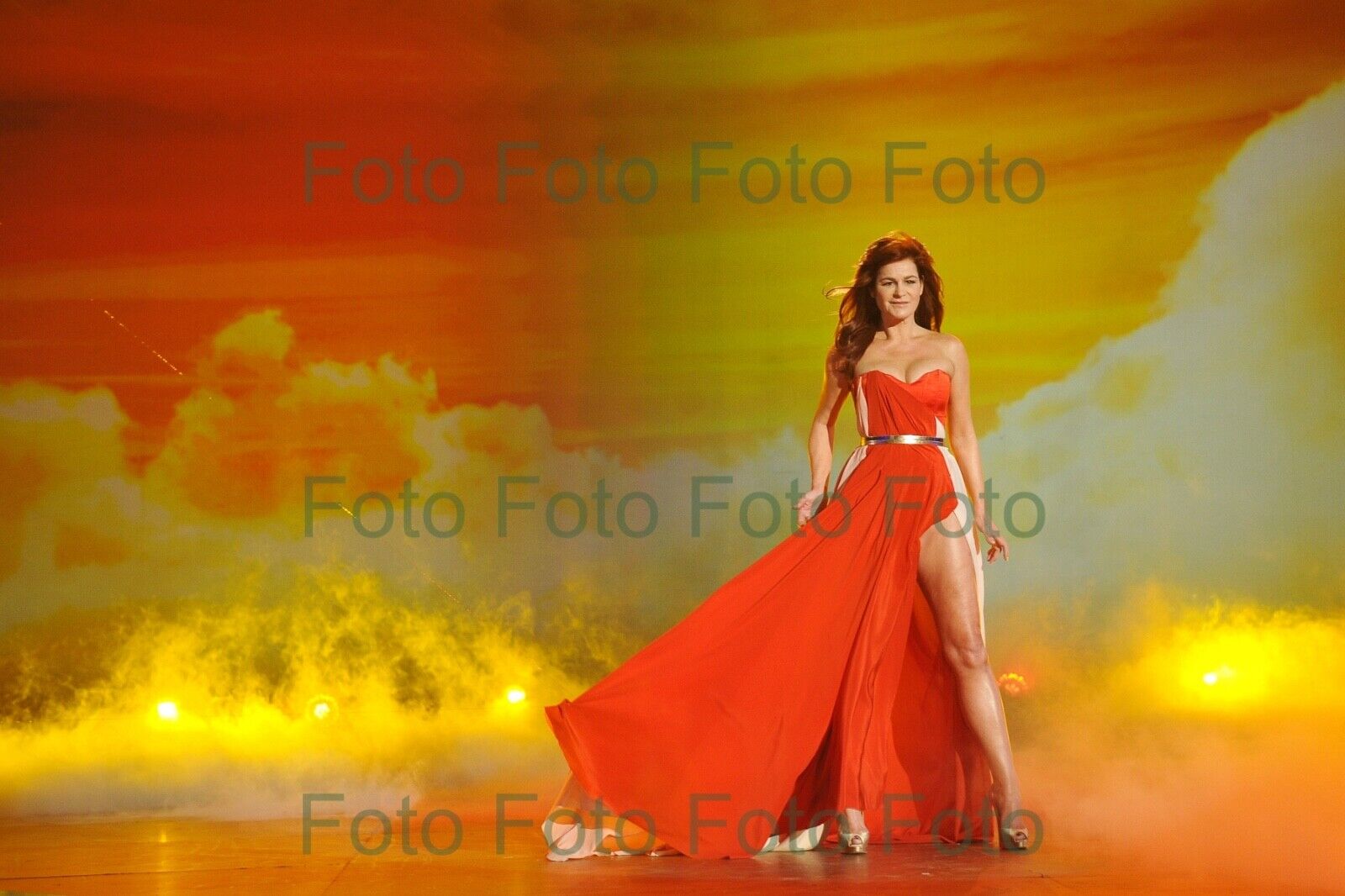 Andrea Berg Pop Songs Music Photo Poster painting 20 X 30 CM Without Autograph (Be-36