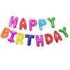 16" HAPPY BIRTHDAY Aluminum Film Letters Balloons Birthday Party Celebration Decors