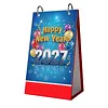 Rainbow Sunflower Diamond Art Monthly Flip Tabletop Calendar January 2027 - December 2027 Small Desktop Calendar Planner for Living Room Bedroom Office Desk Gift Giving
