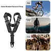 50PCS Nylon American-Style Braided Paracord Strap with Metal Buckle Vertical Single Point Gun Sling Shoulder Strap Woven Diagonal Single-Point Straps Ropes for Outdoors Training Mountaineering