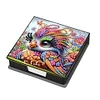 Leather Animals Diamond Painting Notecard Box Flowers Gem Art Sticky Note Holder