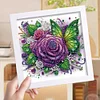5D DIY Partial Special Shaped Drill Diamond Painting Kit Butterfly Decor With Frame Kit 18x18cm