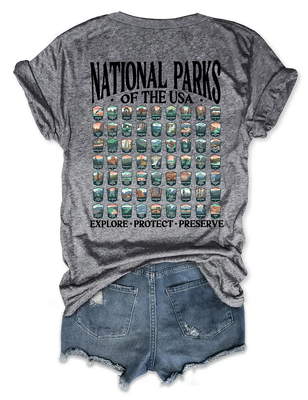 National Parks Outdoor Adventure T-shirt