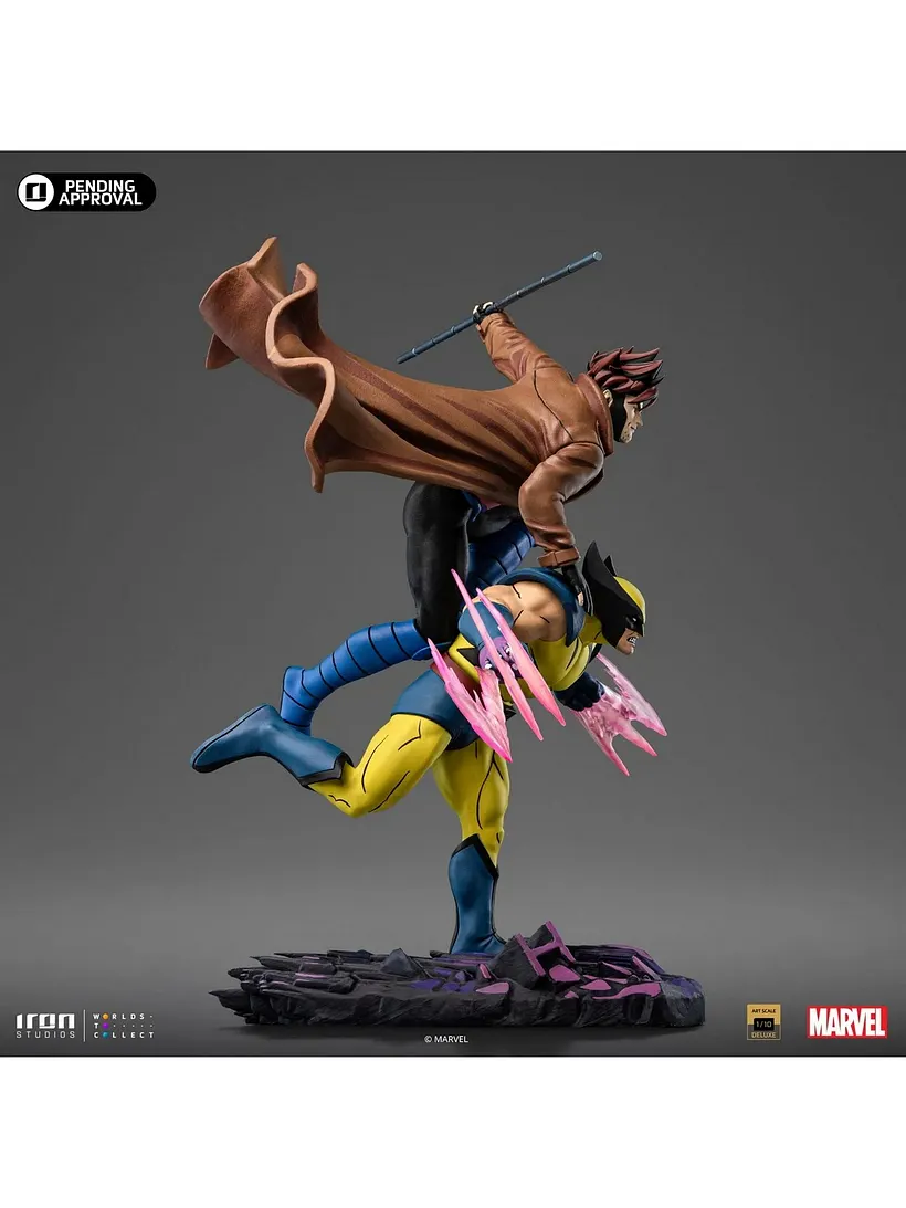 Iron Studios Marvel X-Men 97 1/10 Scale Gambit & Wolverine