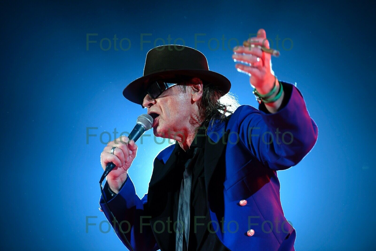 Udo Lindenberg Rock Musik Maler Foto 20 x 30 cm ohne Autogramm (Be-8