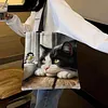 Cats And Birds-11CT DIY Stamped Cross Stitch Shopping Bag 40*40cm