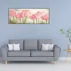Pink Tulips-Paint by Numbers Acrylic Painting 80*30CM