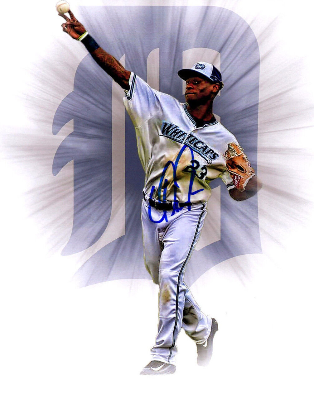 Daz Cameron Detroit Tigers prospect Signed 8x10 Photo Poster painting edit Autographed c