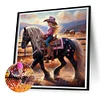 Diamond Painting -DIY Round Dril Cowgirl
