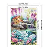 Swan Scenery-11CT Stamped Cross Stitch 40*60cm/15.75*23.62in tapestrymarket