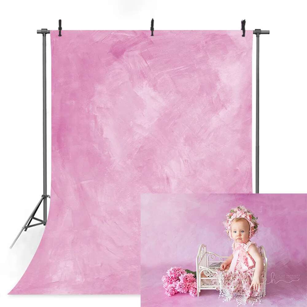 Abstract Pure Color Portrait Texture Vinyl Backdrops Pregnant Adult Baby Birthday Background Pink Green Cake Smash Photostudio
